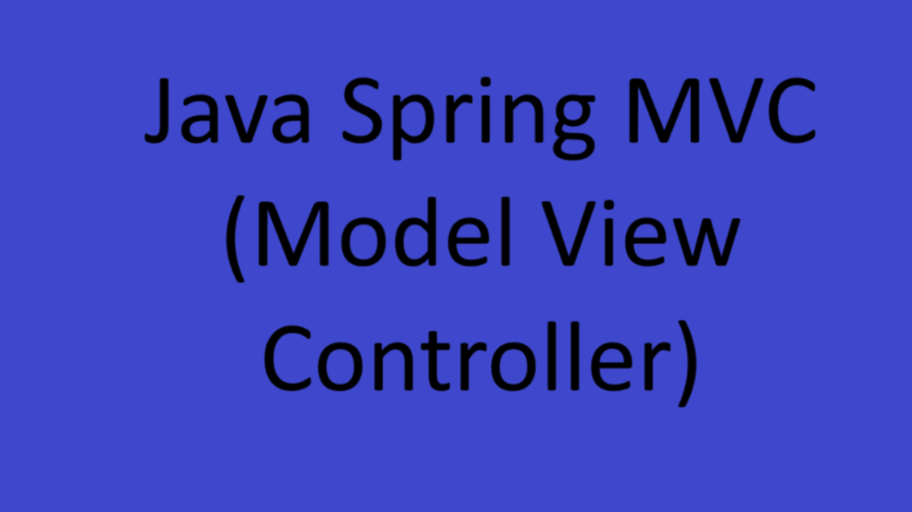 Java Spring MVC (Model View Controller) - SiteInvokers